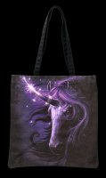 Tote Bag with Unicorn - Black Magic