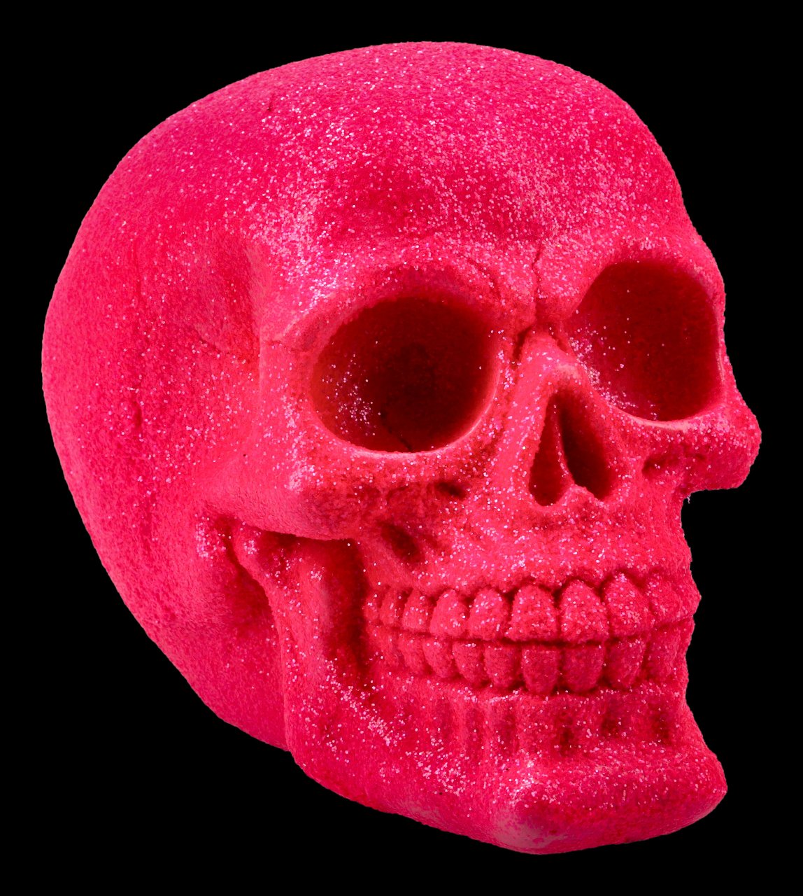 Skull - glitter pink