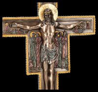 Tischkreuz - Kreuz von San Damiano - Kruzifix mit Jesus