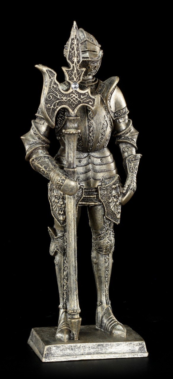 Knight Figurine with Halberd right