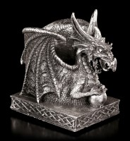 Dragon Pen Holder - Ferrum silver