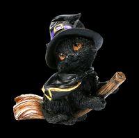 Small Witches Cat Figurine - Tabitha