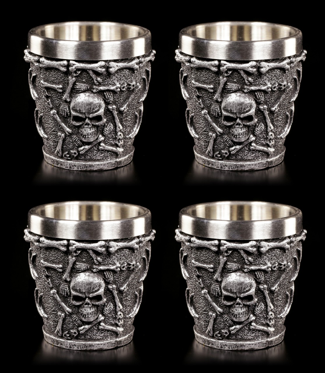 Skull Shot Cups - Set of 4