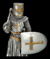 Pewter Figurine - Crusader with Axe and Shield