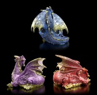 Dragon Figurines Set of 3 - Fierce Friends