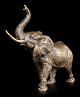 Elefanten Figur - Laufend bronziert