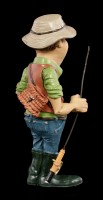 Funny Sports Figurine - Angler with Fish
