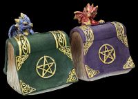 Money Box Set of 2 - Dragon with Books
