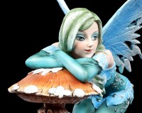 Winter Fairy Figurine - Salina with Mushroom