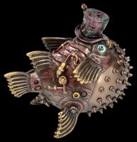 Steampunk Kugelfisch Figur - Fugu