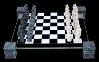 Schachfiguren Set - Gothic Drachen