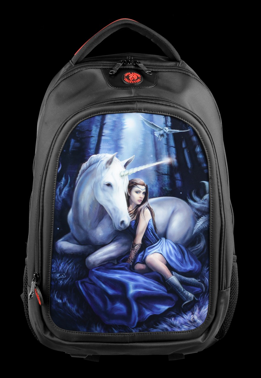 3D Backpack with Unicorn - Blue Moon