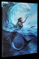Kleine Leinwand Meerjungfrau - Wasser Magierin