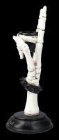 Candle Holder Skeleton Hand - Rock on