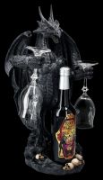 Drachen Butler für Flasche und Gläser
