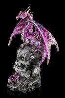 Drachen Figur auf Totenkopf - Loyal Defender