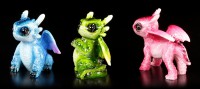 Small Dragon Figurines colored