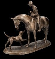 Rider Figurine - Country Companions - Hunter with Dog