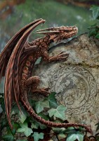 Dragon Greeting Card Fantasy - Spiny Woodland Hopper