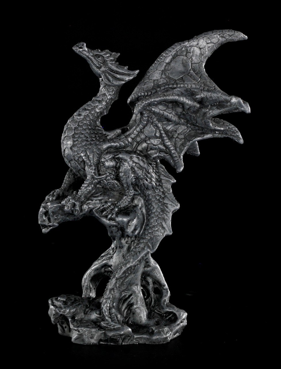 Drachen Figur klein - Schwarz