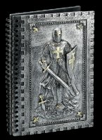Journal - Crusader - silver colored