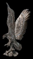 Große Adler Figur im Angriff - bronziert