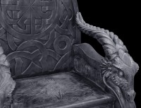 Drachen Thron Stuhl - Gothic