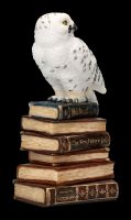 Owl Figurine - Snowy Owl with Magic Wand
