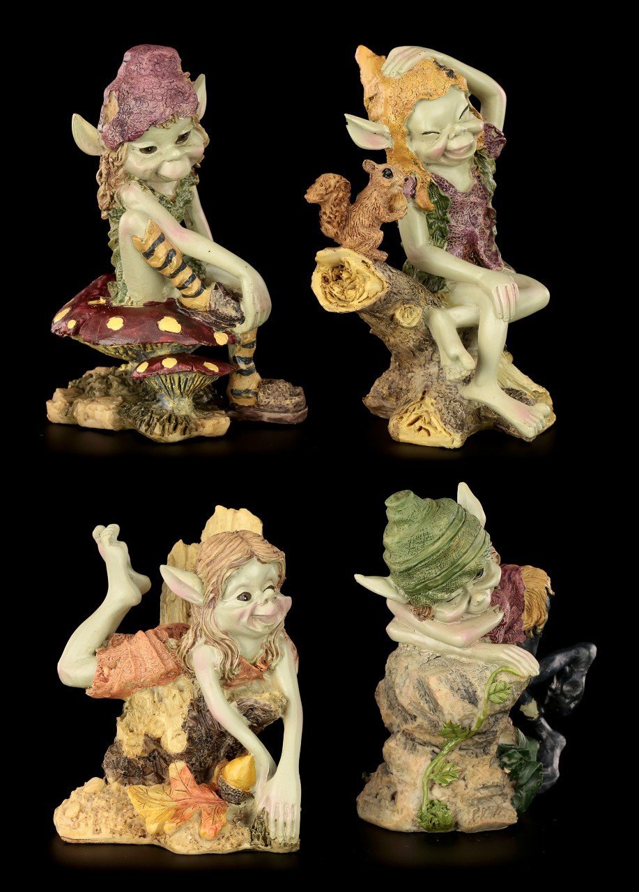 Pixie Figurines - All Seasons - Set of 4