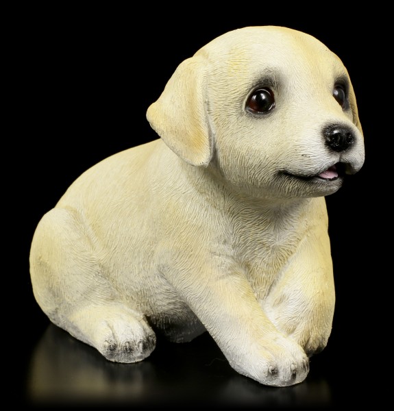 Garden Figurine - Labrador Puppy sitting
