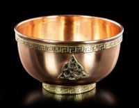 Ritual Copper Bowl - Triquetra medium