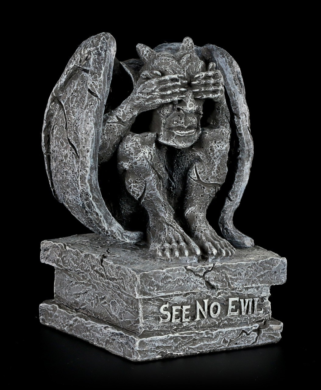 Gargoyle Figurine - See No Evil