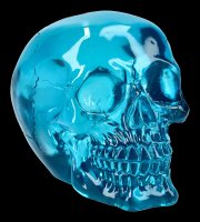 Totenkopf - transparent blau