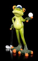 Funny Frog Figurine - Golfer