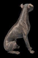 Dog Figurine - Greyhound bronzed