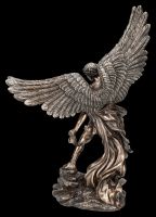 Archangel Michael Figurine Strikes Out with Sword