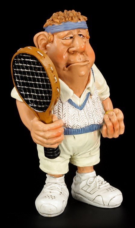 Tennis Player - Funny Sports Figurine