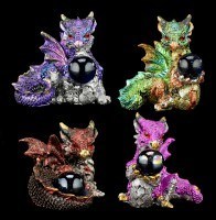 Dragon Figurines Set of 4 - Hatchling Treasures