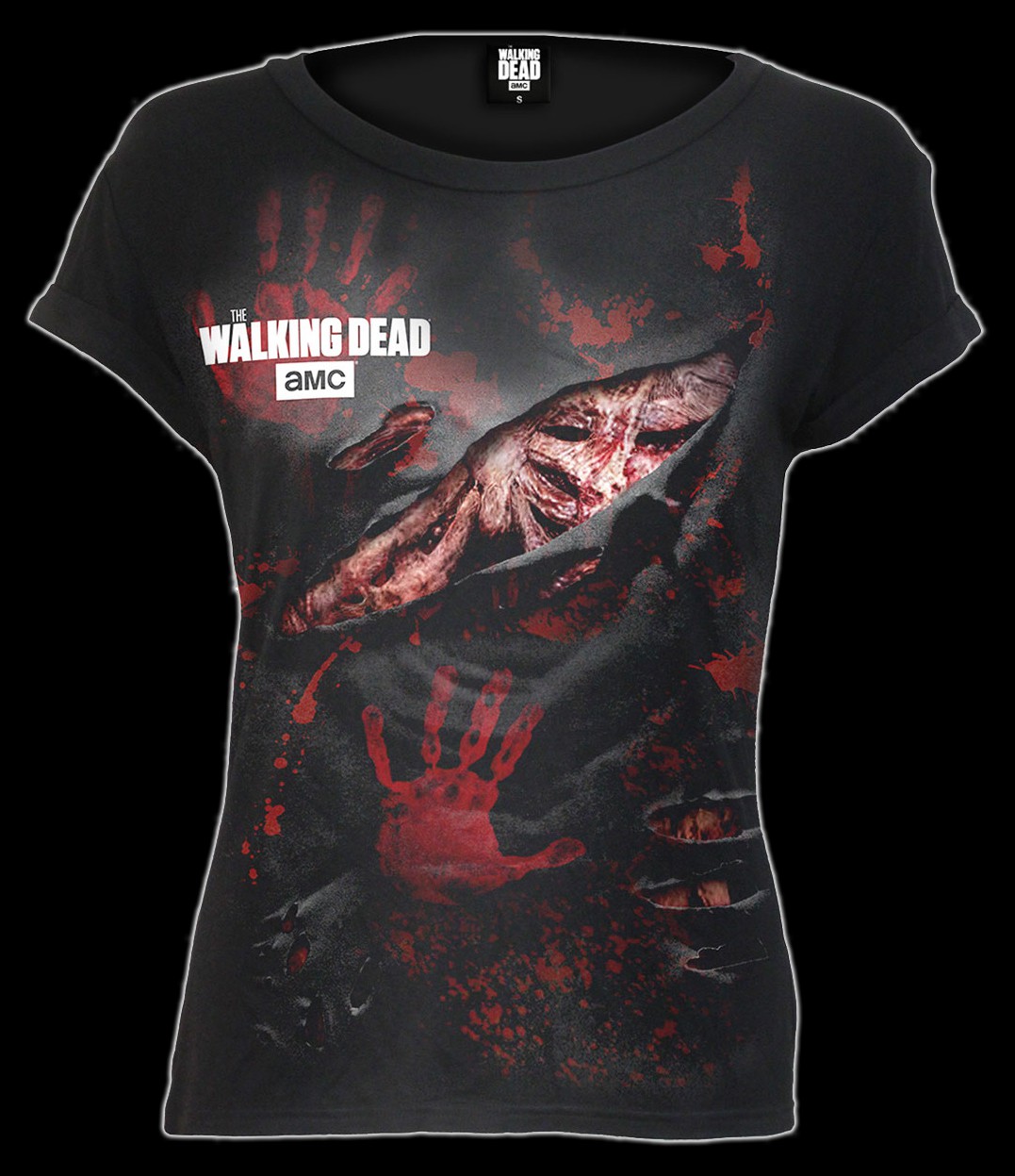 Damen Shirt - The Walking Dead - Blood Hand