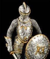 Pewter Knight with Shield