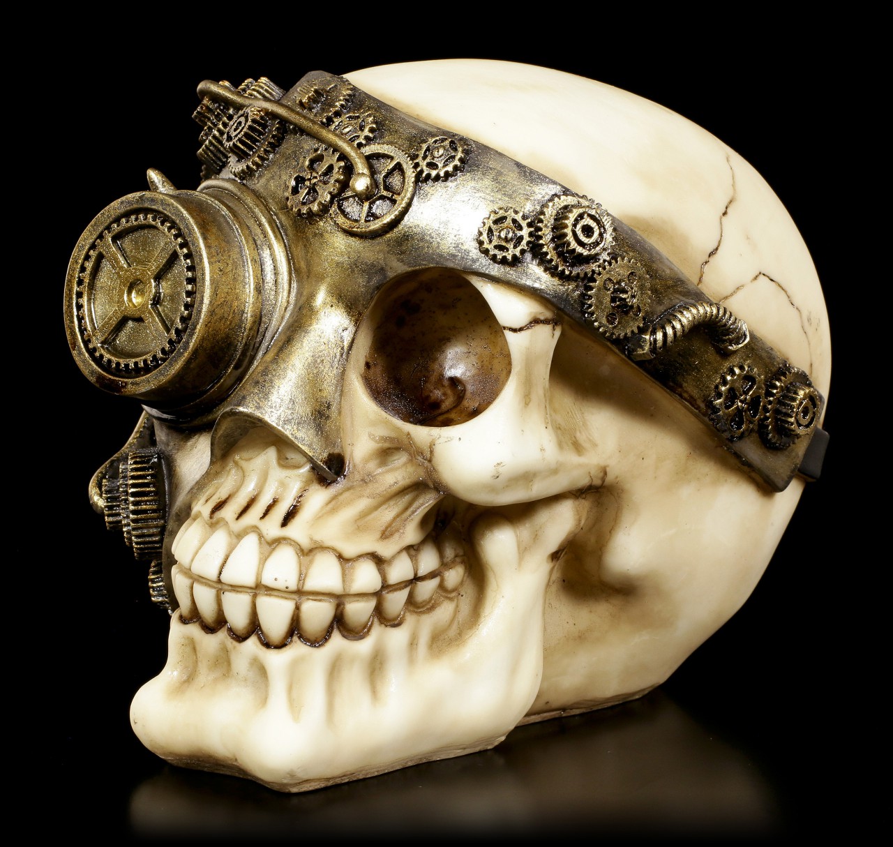 Steampunk Skull - Mechanic Eye