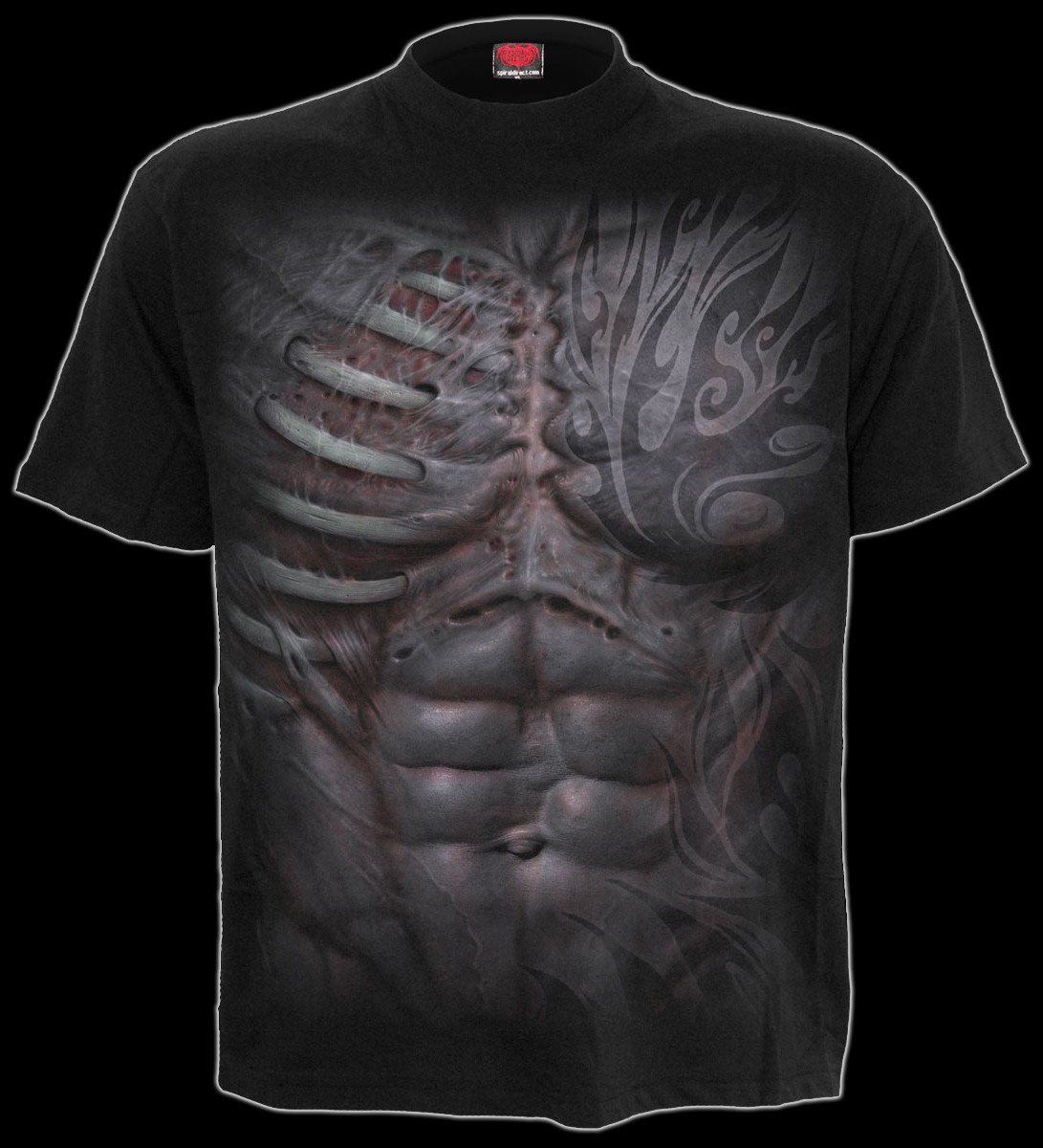 Spiral Gothic T-Shirt - Ripped