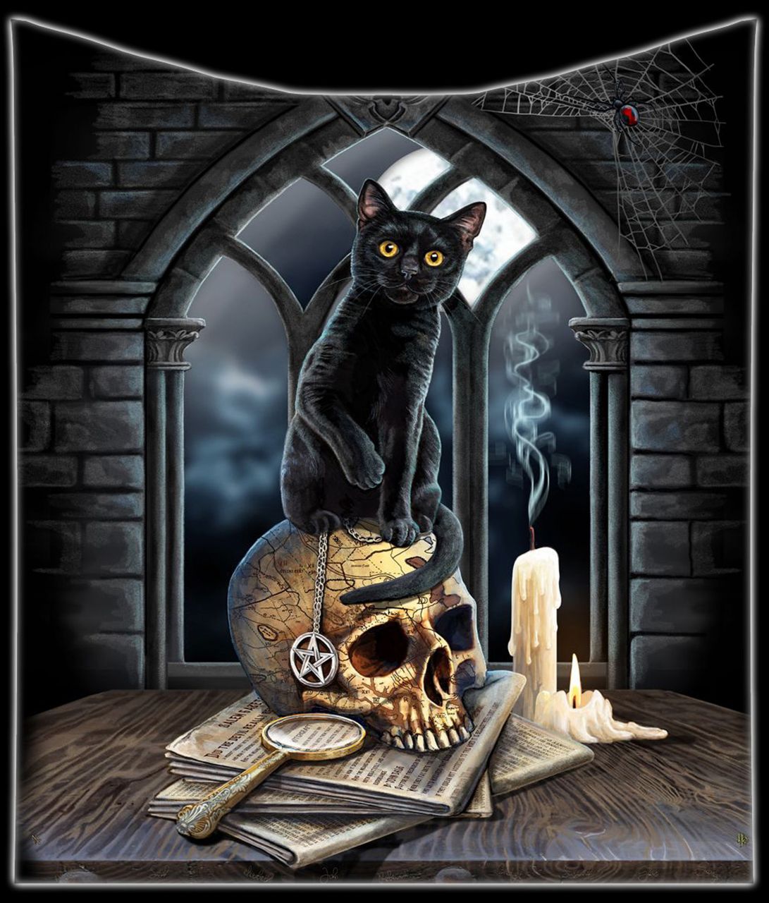 Kuscheldecke Katze - Spirits of Salem