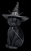 Occult Cat Figurine with Witches Hat - Purrah large