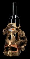 Bottle Holder - Tentacled Steampunk Skull