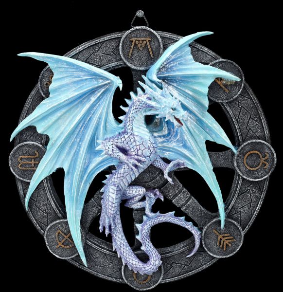 Wall Plaque - Dragon Yule by Anne Stokes