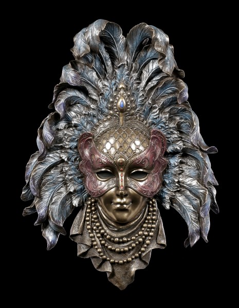 Venezianische Maske - Feathers