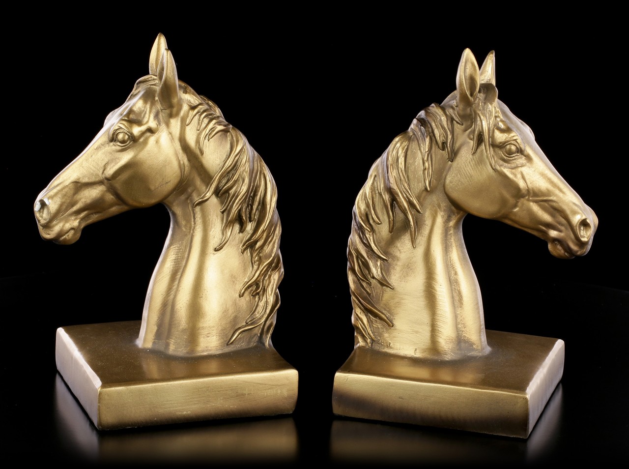 Bookends Set - Horse Busts