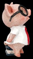 Witzige Schweinefigur im Hemd mit Krawatte - Patrick