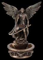 Holy Water Font - Archangel Michael with Shield